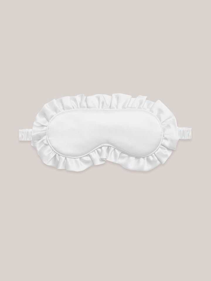 19 Momme 100% Mulberry Silk Ruffled Sleep Mask
