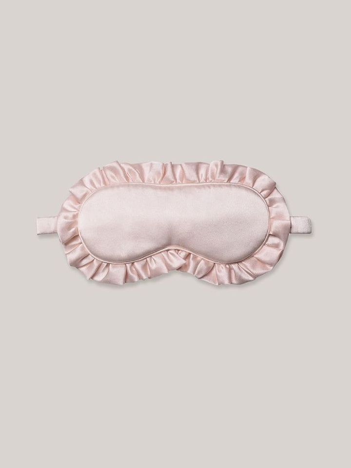 19 Momme 100% Mulberry Silk Ruffled Sleep Mask