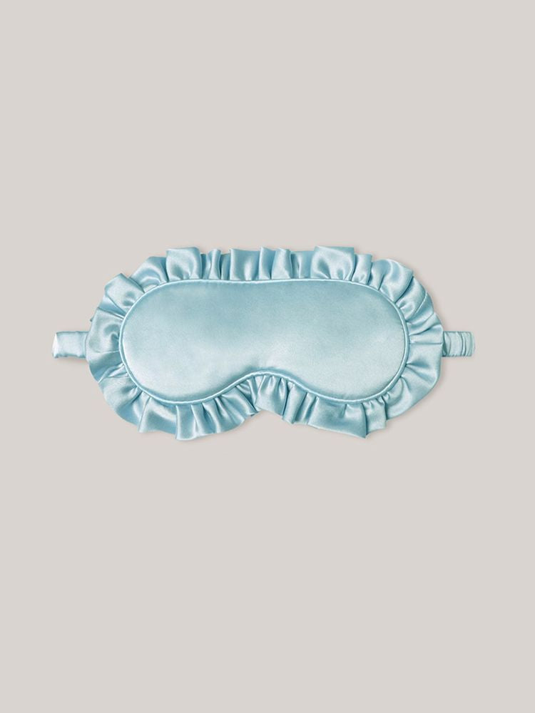 19 Momme 100% Mulberry Silk Ruffled Sleep Mask