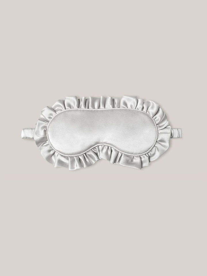 19 Momme 100% Mulberry Silk Ruffled Sleep Mask