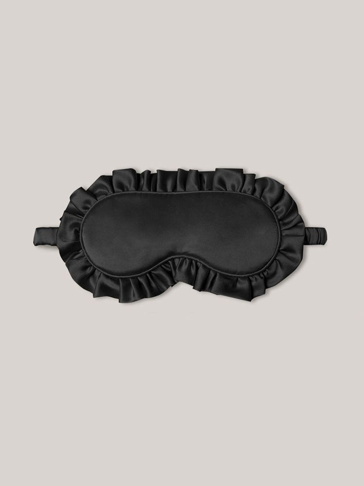 19 Momme 100% Mulberry Silk Ruffled Sleep Mask