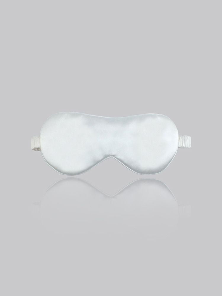 19 Momme 100% Pure Silk Sleep Mask Filled with Ultra-Soft Long Strand Silk Floss