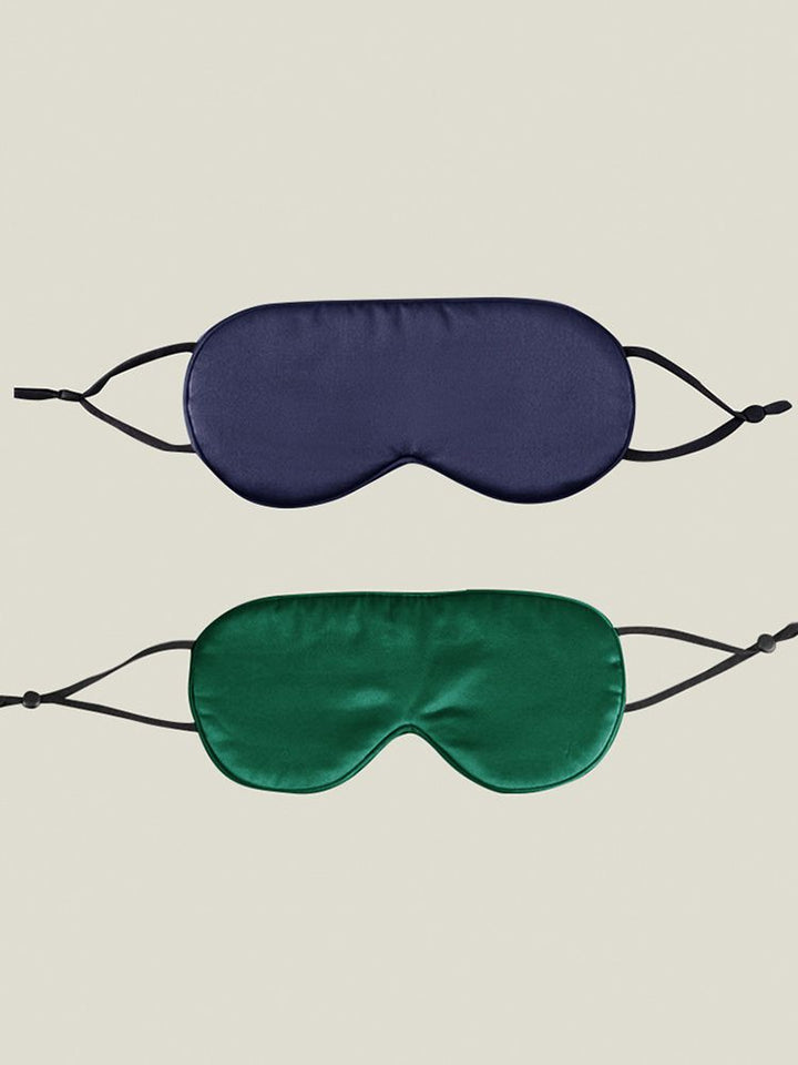 19 Momme 100% Pure Silk Sleep Mask with Adjustable Ear Loops for Travel