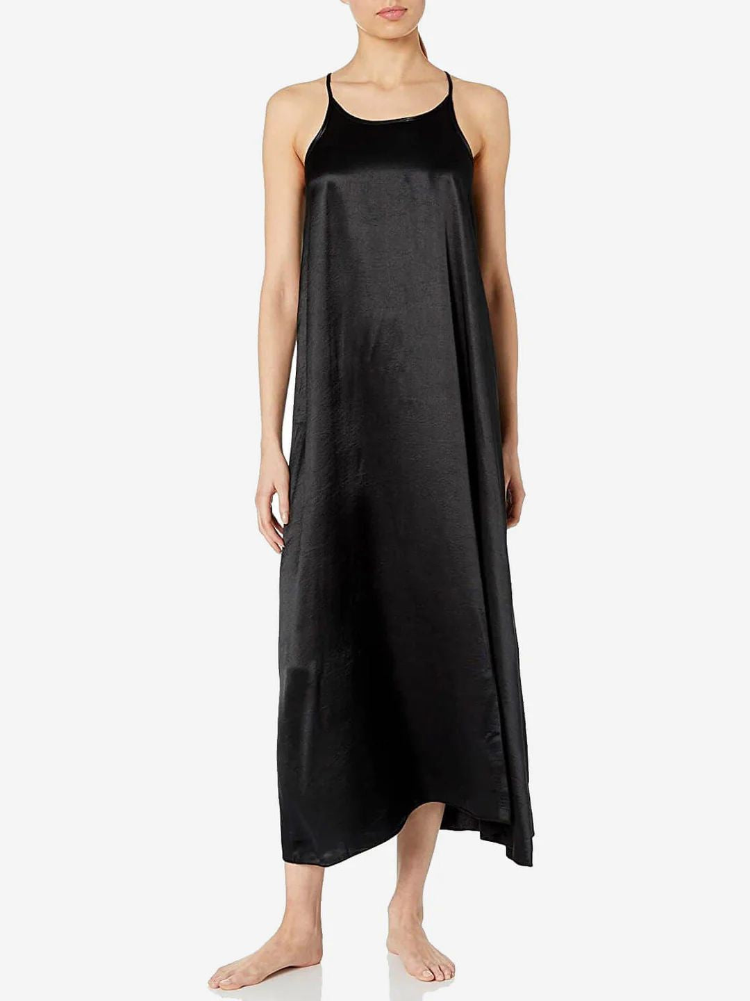 19 Momme Racerback Floor-length Silk Slip Nightgown