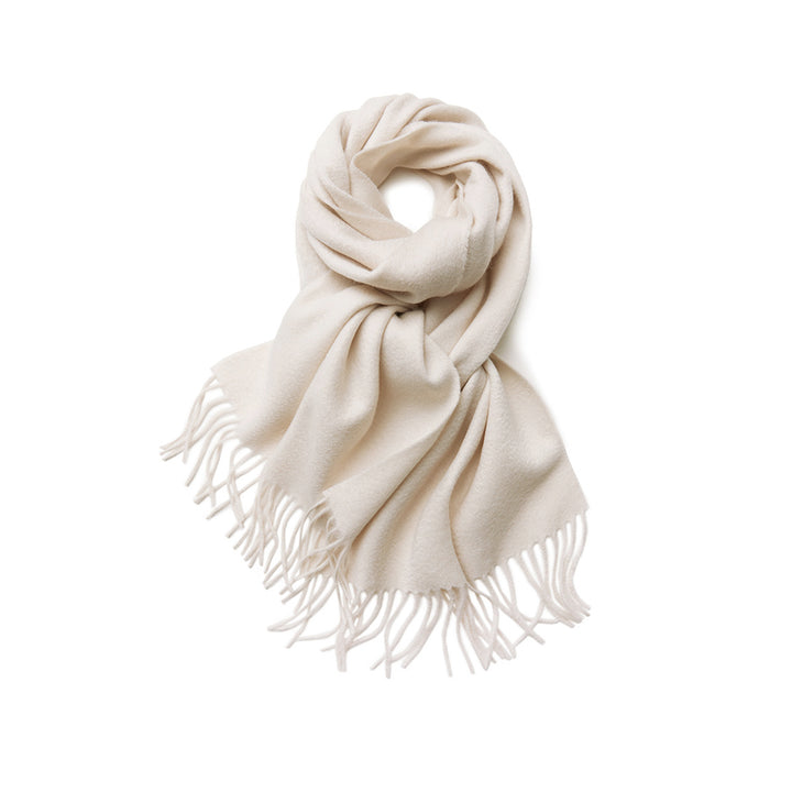 Ladies Classic Cashmere Travel Wrap with Tassels