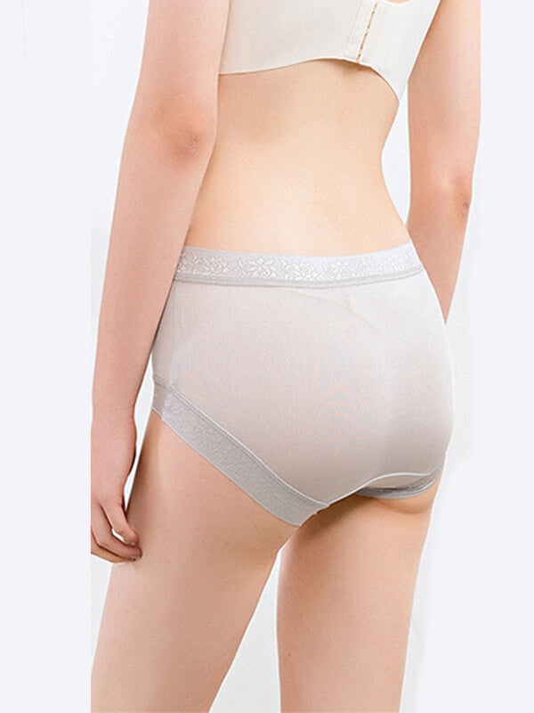 Breathable Seamless Ladies Silk Boxers Underwear