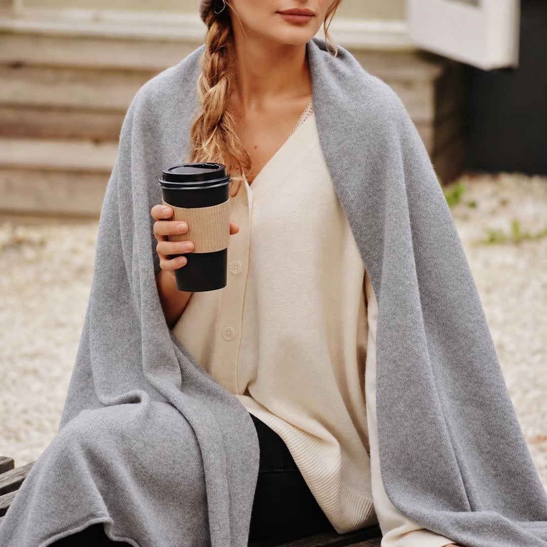 Oversized Cashmere Long Shawl Wrap for Women
