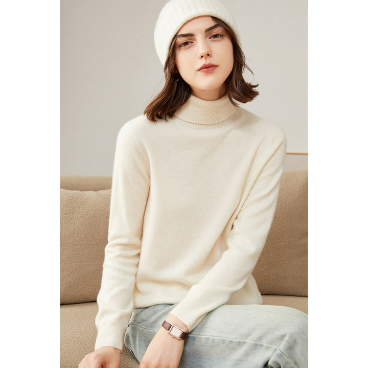 Classic Cashmere Turtleneck Sweater For Women CP004