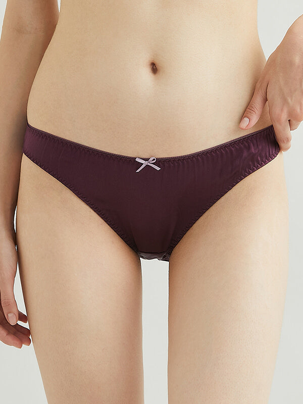 Classic Mulberry Silk Briefs For Women