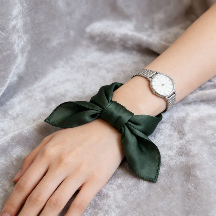 12"-35" Classic Solid Color 100% Mulberry Silk Square Scarves