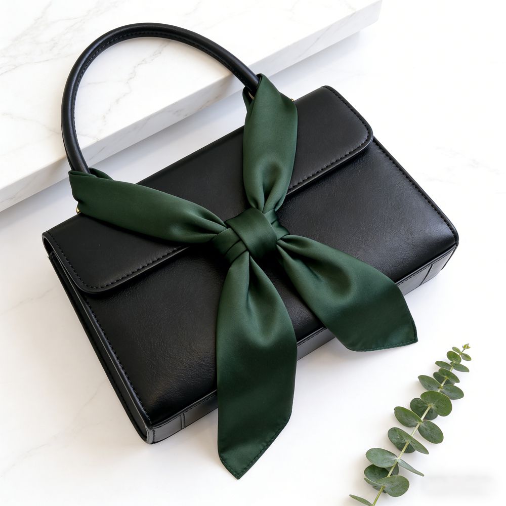 12"-35" Classic Solid Color 100% Mulberry Silk Square Scarves