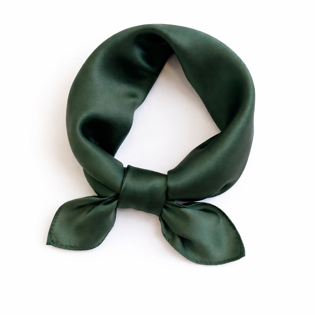 12"-35" Classic Solid Color 100% Mulberry Silk Square Scarves