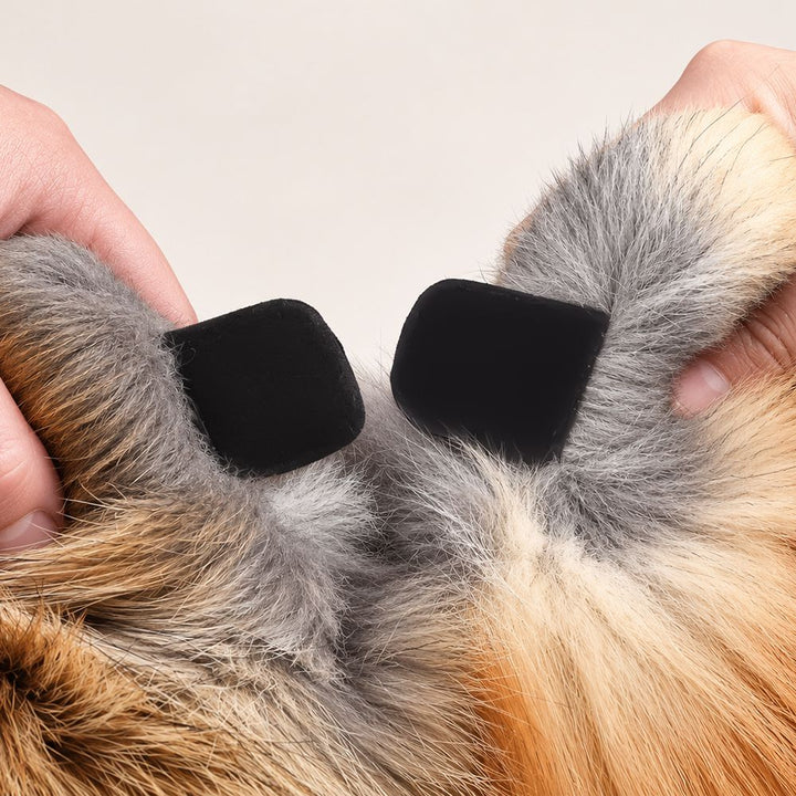 Luxury Real Silver Fox Fur Scarf Collar Oversized Fluffy Natural Fur Neck Warmer Wrap for Women