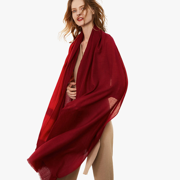 All-Season Featherlight Pure Cashmere Shawl Scarf