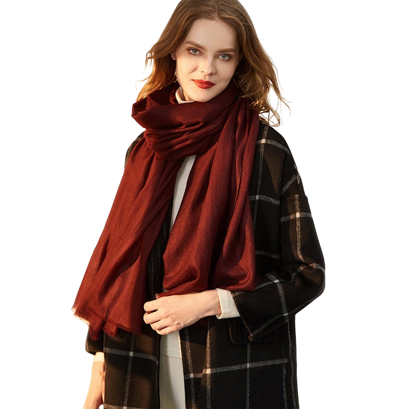 All-Season Featherlight Pure Cashmere Shawl Scarf