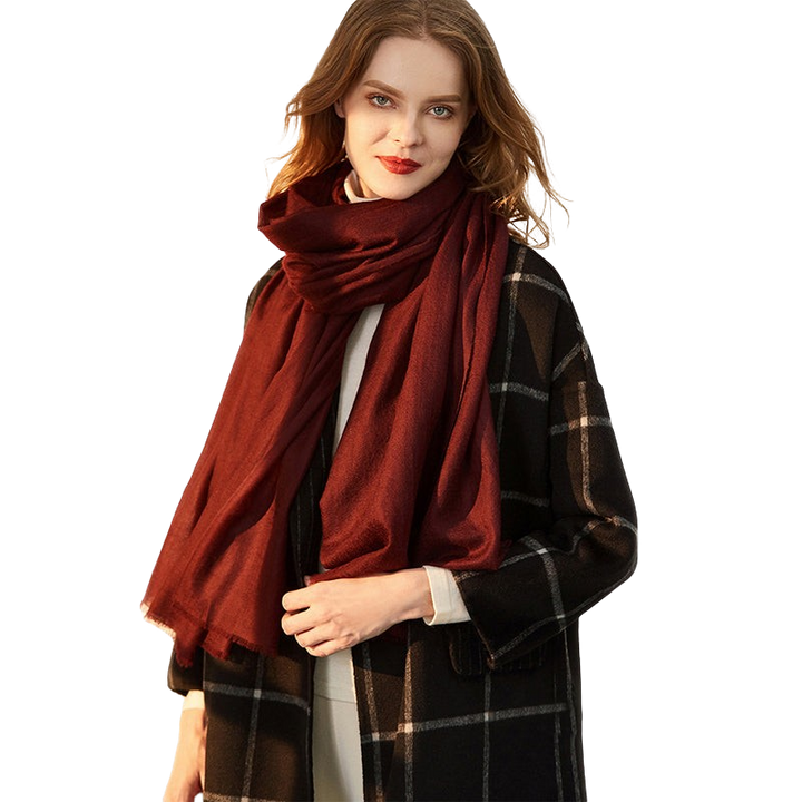 All-Season Featherlight Pure Cashmere Shawl Scarf