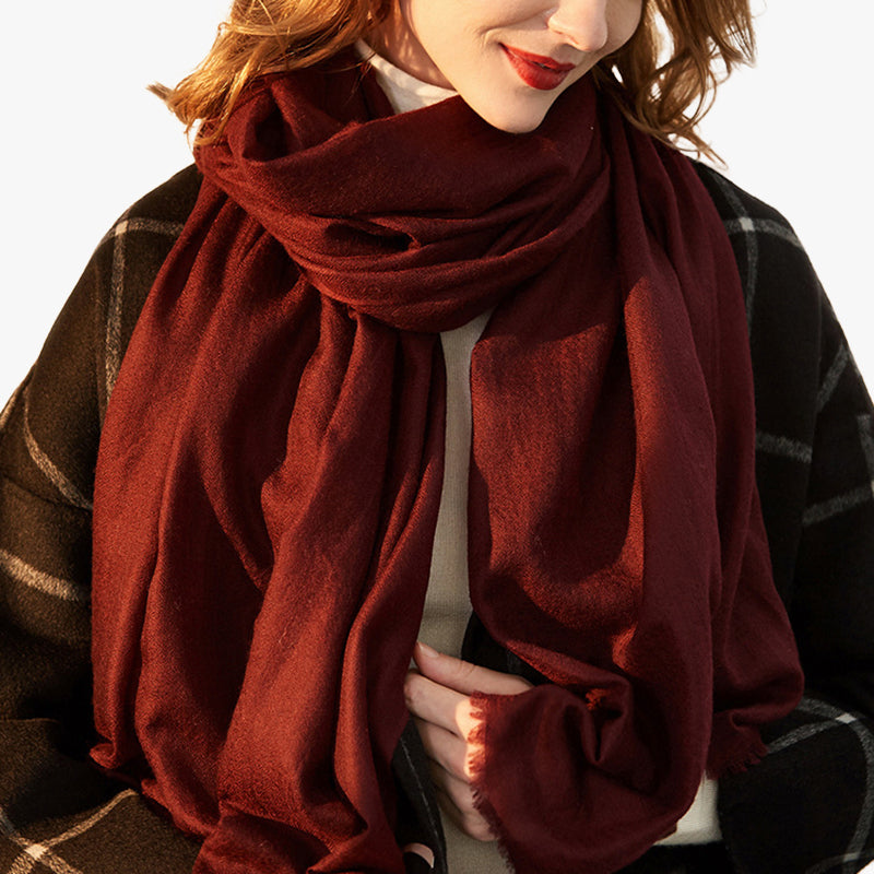 All-Season Featherlight Pure Cashmere Shawl Scarf