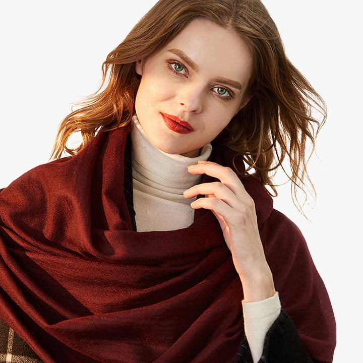 All-Season Featherlight Pure Cashmere Shawl Scarf