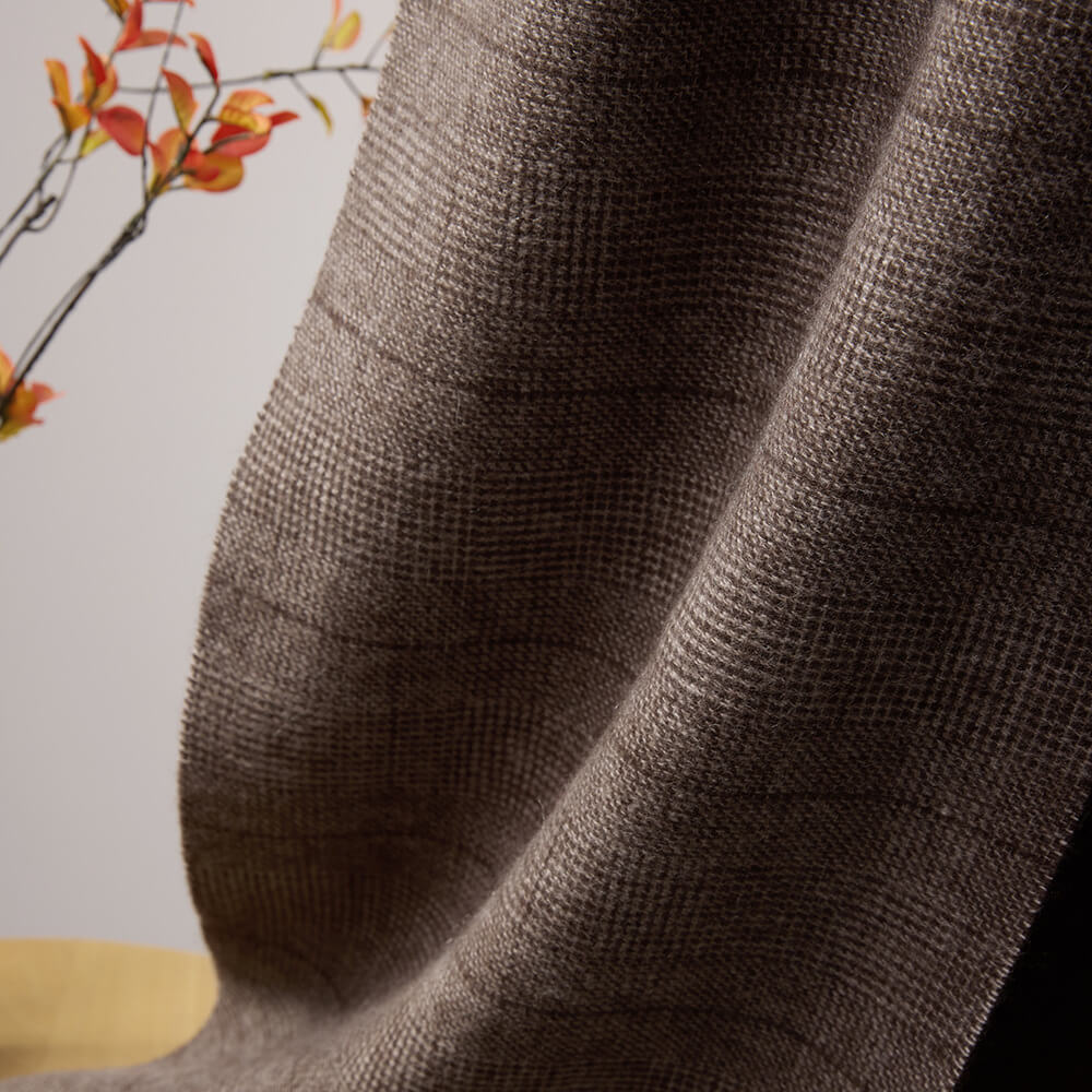 Premium Striped 100% Cashmere Shawl Wrap with Tassels for Women