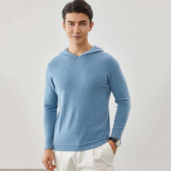 Men's Thickened Cashmere Hoodie Pullover Sweater