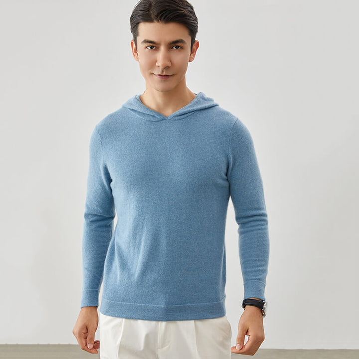 Men's Thickened Cashmere Hoodie Pullover Sweater