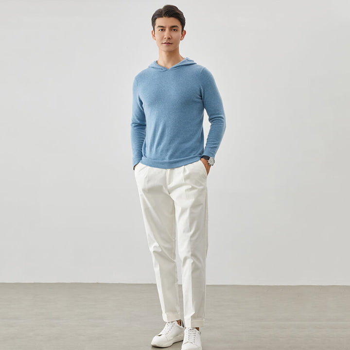 Men's Thickened Cashmere Hoodie Pullover Sweater