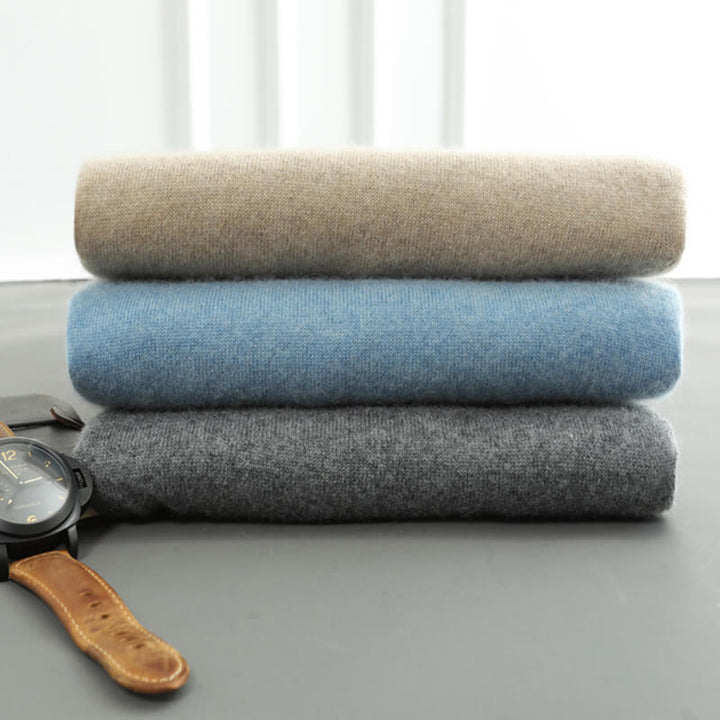 Men's Thickened Cashmere Hoodie Pullover Sweater