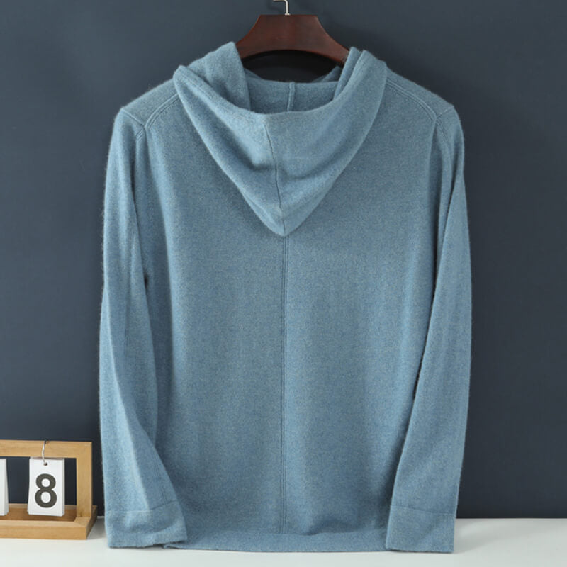 Men's Thickened Cashmere Hoodie Pullover Sweater