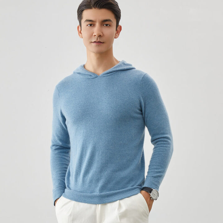 Men's Thickened Cashmere Hoodie Pullover Sweater