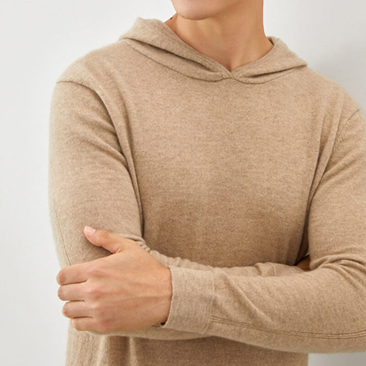 Men's Thickened Cashmere Hoodie Pullover Sweater