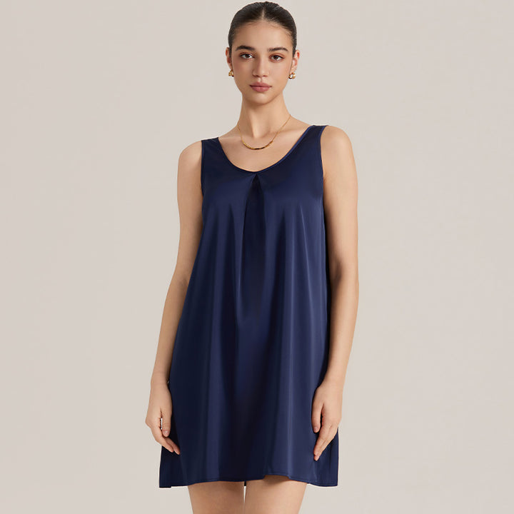 22 Momme Women's Relaxed-Fit Sleeveless V-Neck Silk Nightgown