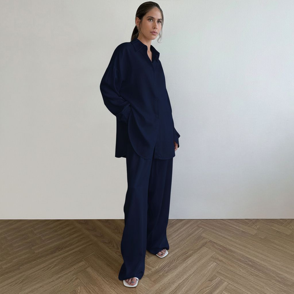 22 Momme Oversized Mulberry Silk Pajama Set for Women