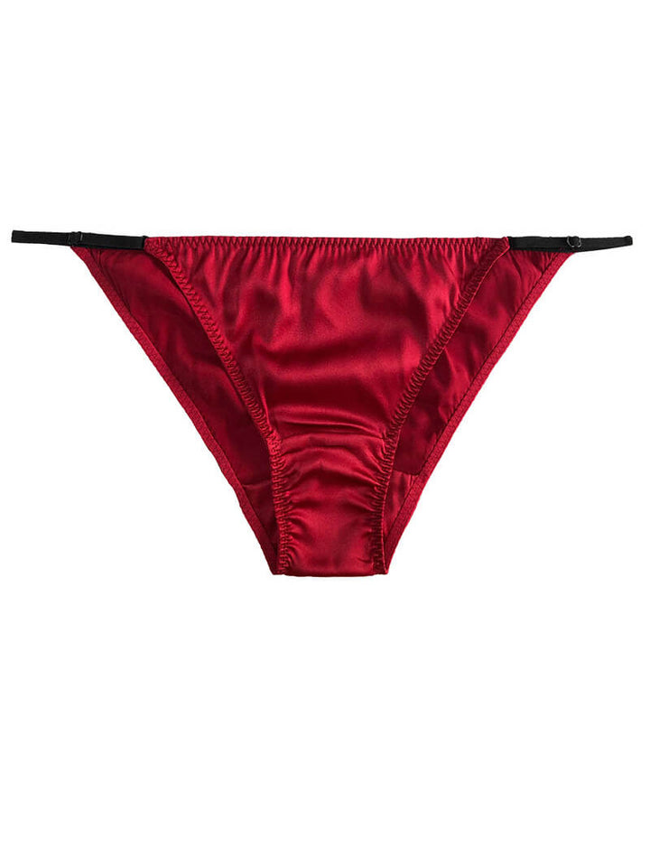 Sexy Strappy Silk Hipster Briefs Underwear