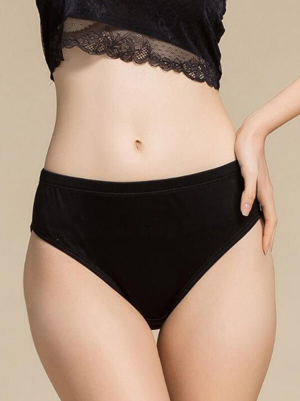 Pure Mulberry Silk Knitted Seamless Womens Panty