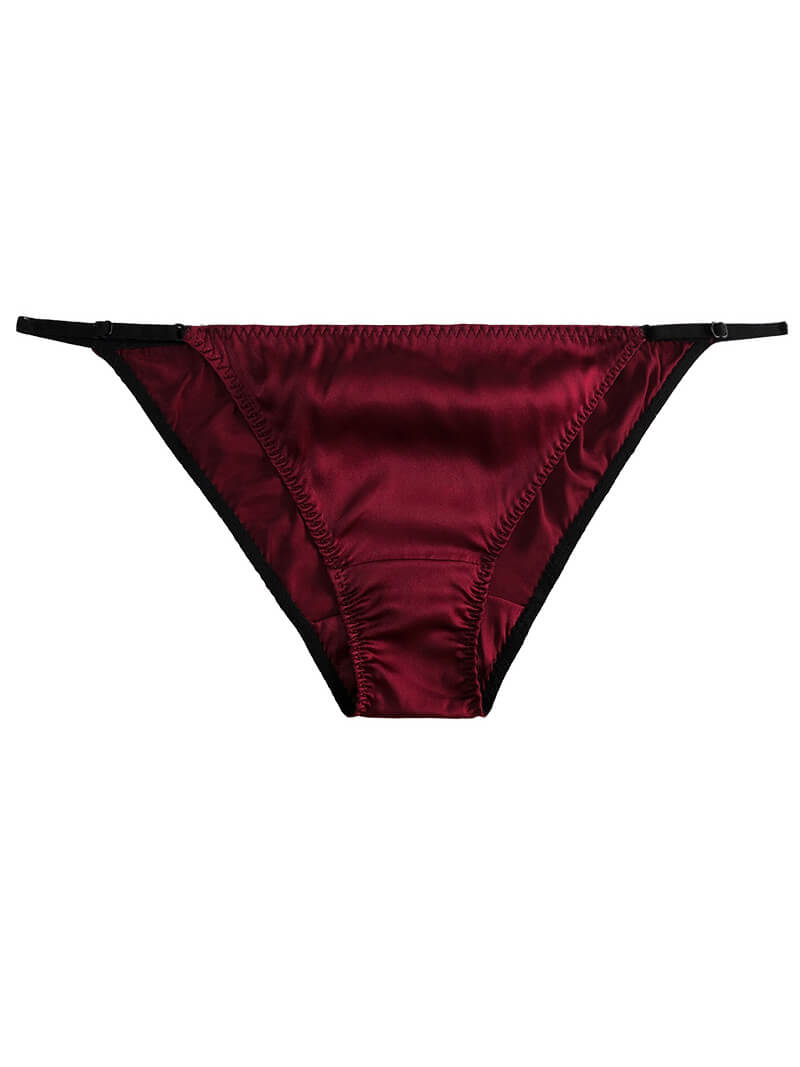 Sexy Strappy Silk Hipster Briefs Underwear