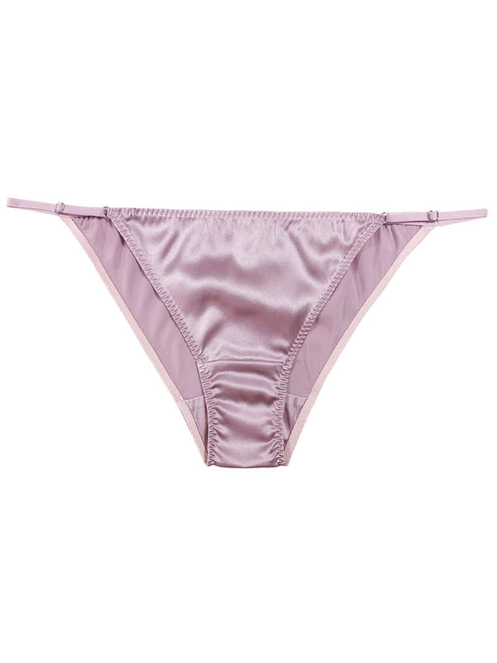 Sexy Strappy Silk Hipster Briefs Underwear