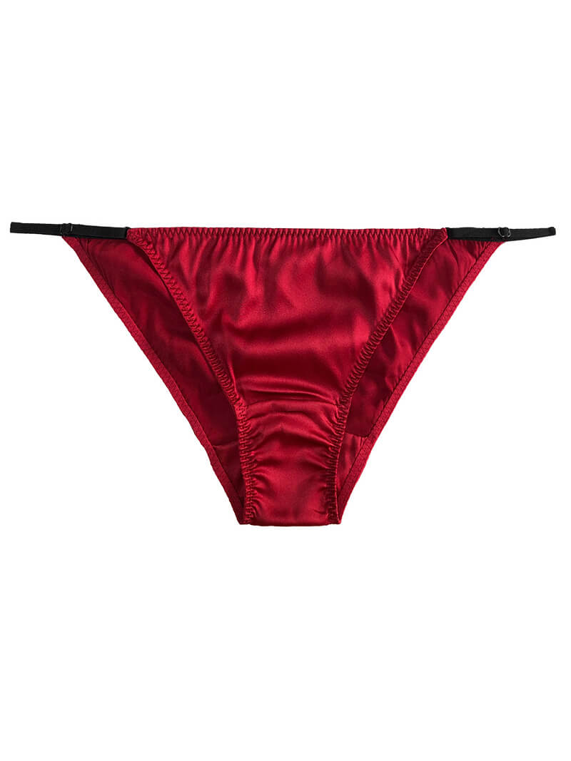 Sexy Strappy Silk Hipster Briefs Underwear