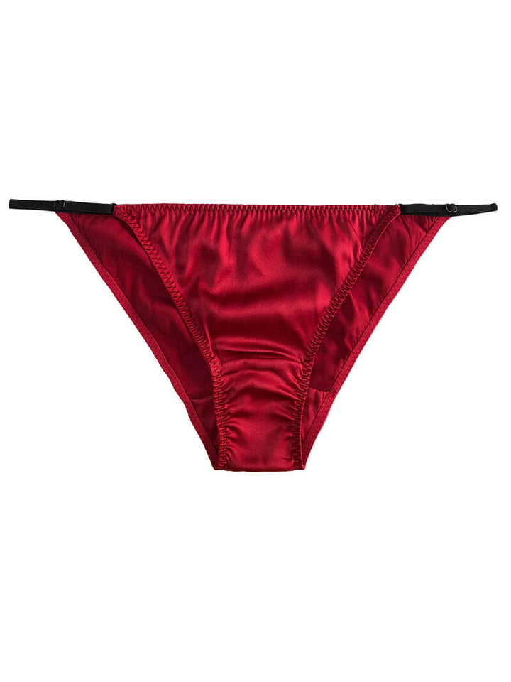 Sexy Strappy Silk Hipster Briefs Underwear