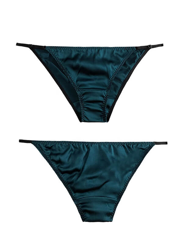 Sexy Strappy Silk Hipster Briefs Underwear