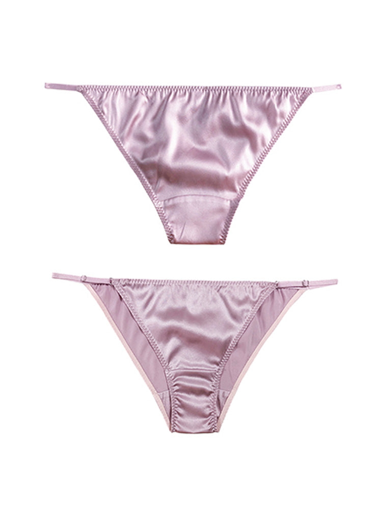 Sexy Strappy Silk Hipster Briefs Underwear