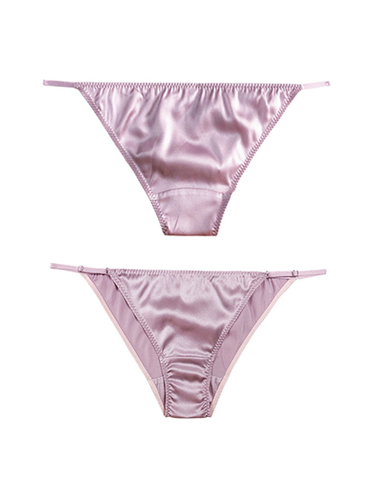 Sexy Strappy Silk Hipster Briefs Underwear