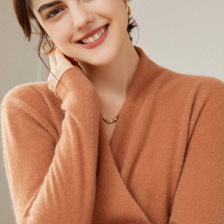 Sexy Superfine 100% Cashmere Wrap Sweater For Women CP005