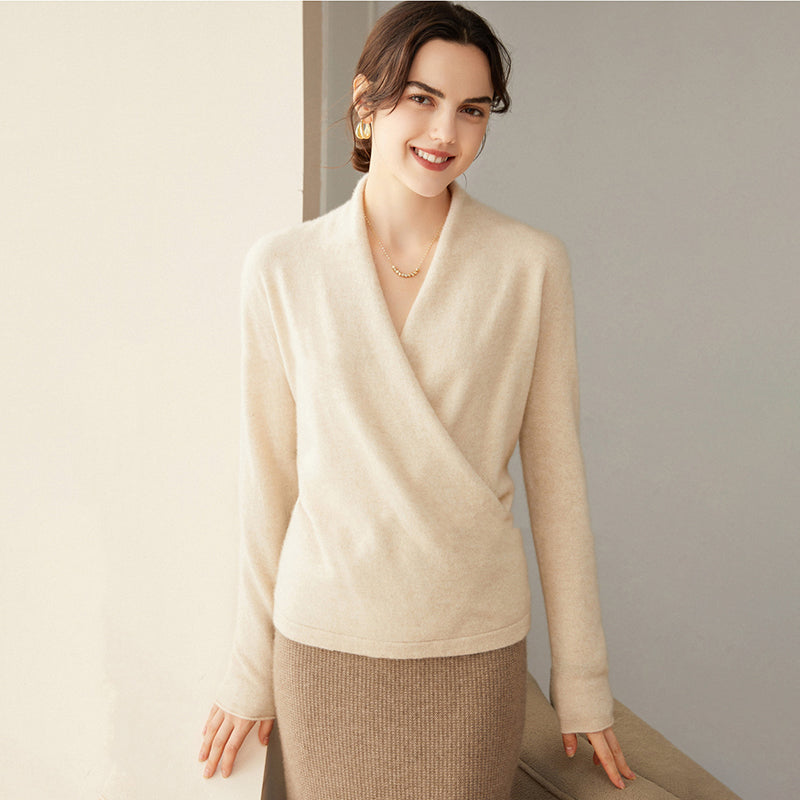 Sexy Superfine 100% Cashmere Wrap Sweater For Women CP005