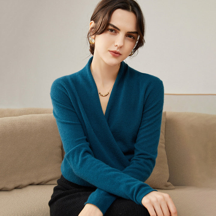 Sexy Superfine 100% Cashmere Wrap Sweater For Women CP005