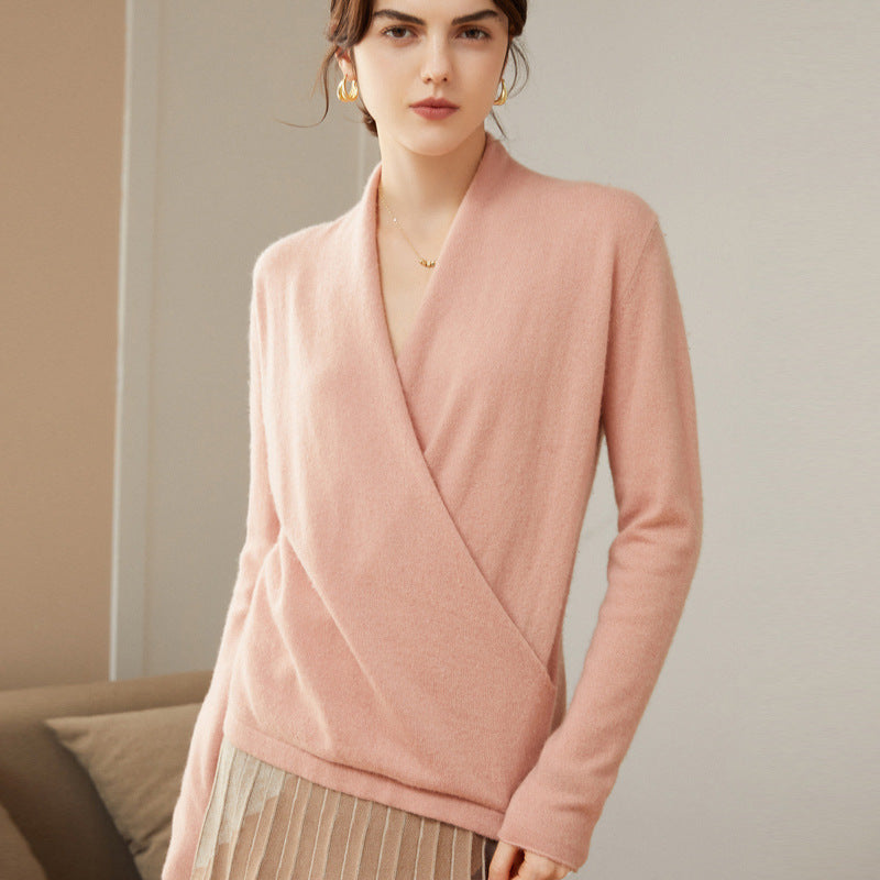 Sexy Superfine 100% Cashmere Wrap Sweater For Women CP005