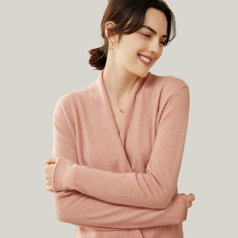 Sexy Superfine 100% Cashmere Wrap Sweater For Women CP005