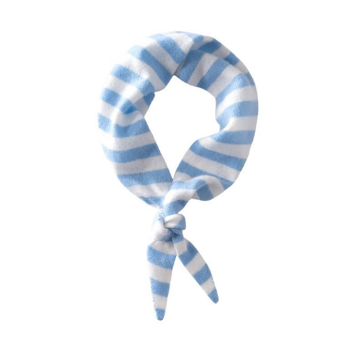 Stylish and Warm Striped Triangle 100% Cashmere Scarf Wrap