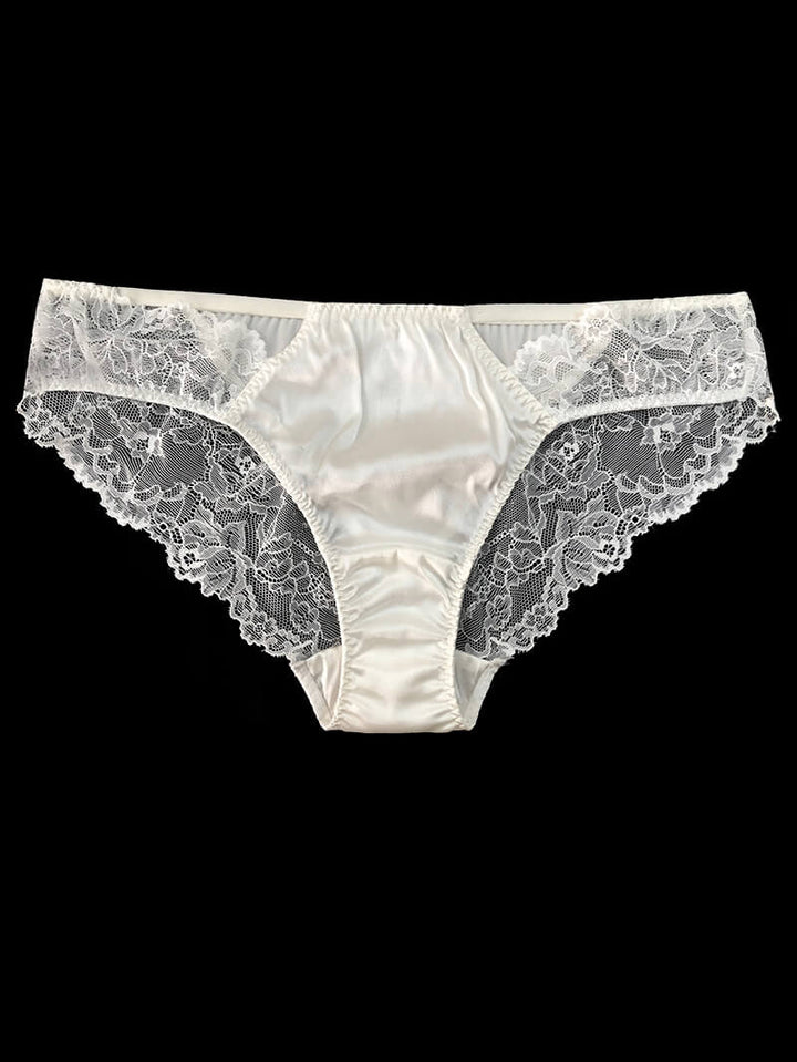 Comfortable Silk Underwear For Women With Soft Lace