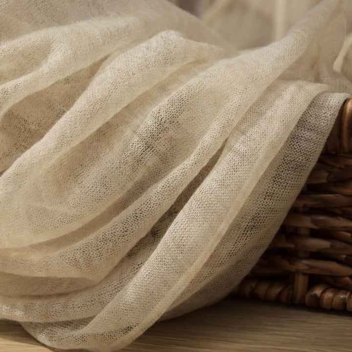 Women's Lightweight Draped Soft Sheer 100% Cashmere Long Scarf for All-Season CP061