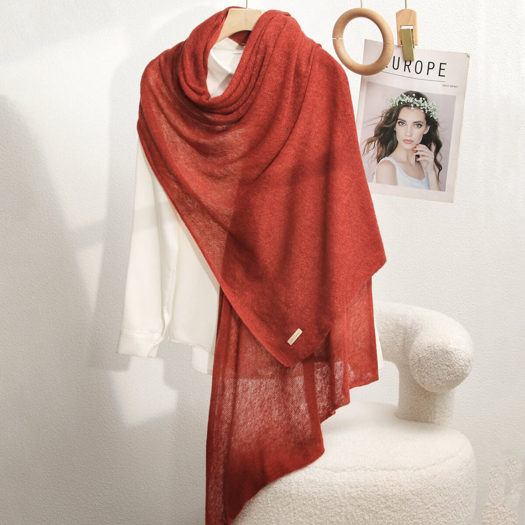 Women's Paisley Pattern 100% Cashmere Large Shawl Wrap CP062